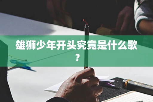 雄狮少年开头究竟是什么歌？
