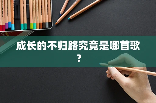 成长的不归路究竟是哪首歌？