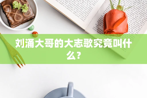 刘涌大哥的大志歌究竟叫什么？