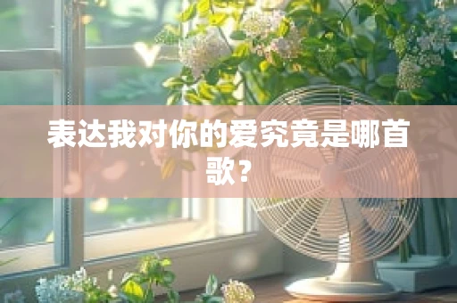 表达我对你的爱究竟是哪首歌？