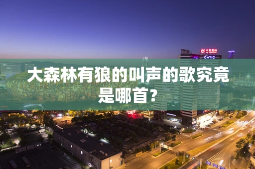 大森林有狼的叫声的歌究竟是哪首？
