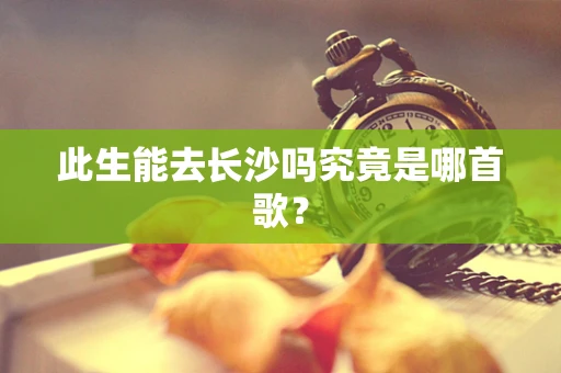 此生能去长沙吗究竟是哪首歌？