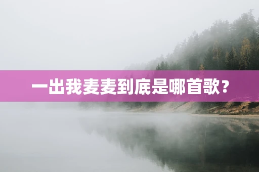 一出我麦麦到底是哪首歌？