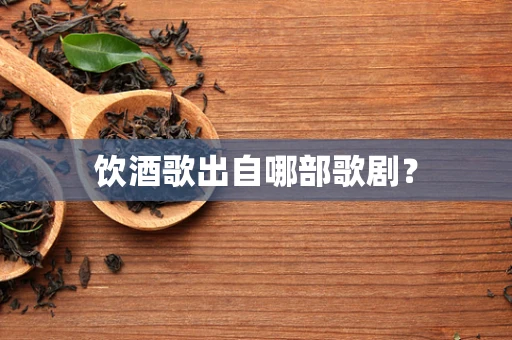 饮酒歌出自哪部歌剧？