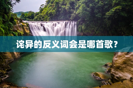 诧异的反义词会是哪首歌？
