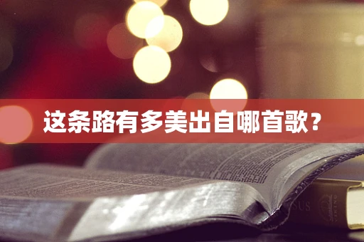 这条路有多美出自哪首歌？