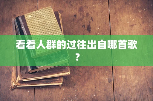 看着人群的过往出自哪首歌？