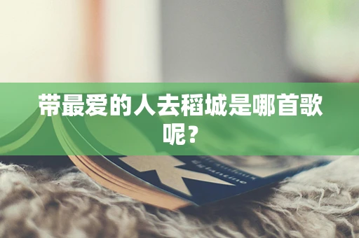 带最爱的人去稻城是哪首歌呢？