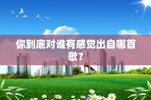 你到底对谁有感觉出自哪首歌？