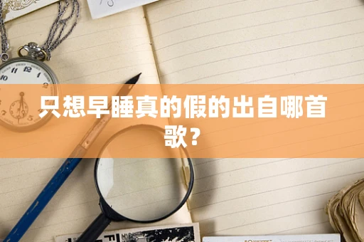 只想早睡真的假的出自哪首歌？
