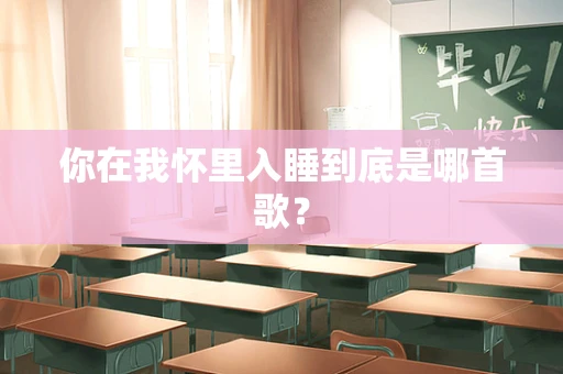 你在我怀里入睡到底是哪首歌？