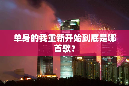 单身的我重新开始到底是哪首歌？