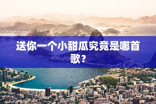 送你一个小甜瓜究竟是哪首歌？