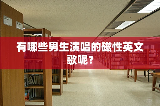 有哪些男生演唱的磁性英文歌呢？
