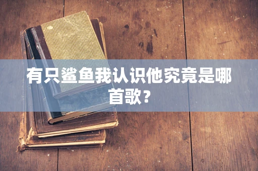 有只鲨鱼我认识他究竟是哪首歌？