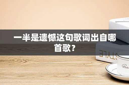 一半是遗憾这句歌词出自哪首歌？