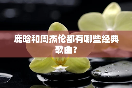 鹿晗和周杰伦都有哪些经典歌曲？