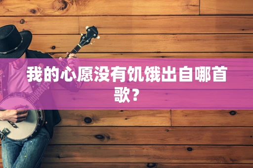 我的心愿没有饥饿出自哪首歌？