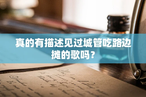 真的有描述见过城管吃路边摊的歌吗？