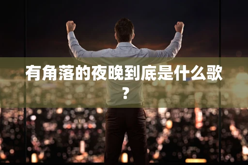 有角落的夜晚到底是什么歌？