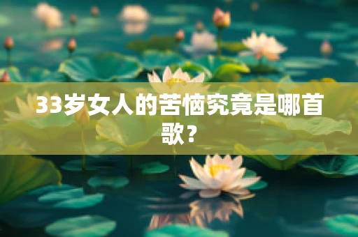 33岁女人的苦恼究竟是哪首歌？