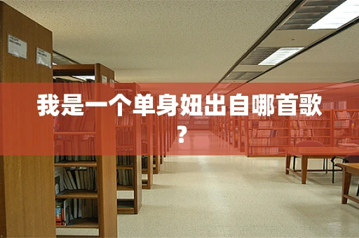 我是一个单身妞出自哪首歌？