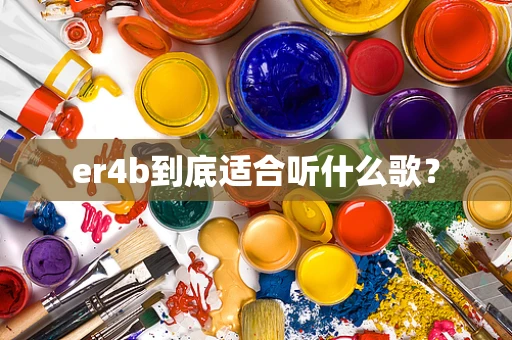 er4b到底适合听什么歌？