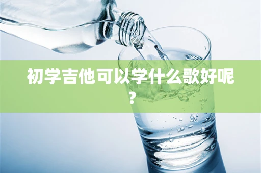 初学吉他可以学什么歌好呢？