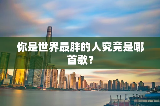 你是世界最胖的人究竟是哪首歌？