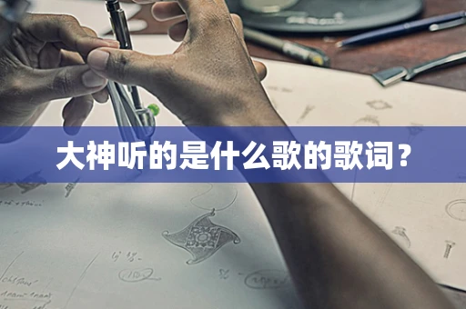 大神听的是什么歌的歌词？