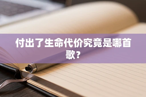 付出了生命代价究竟是哪首歌？