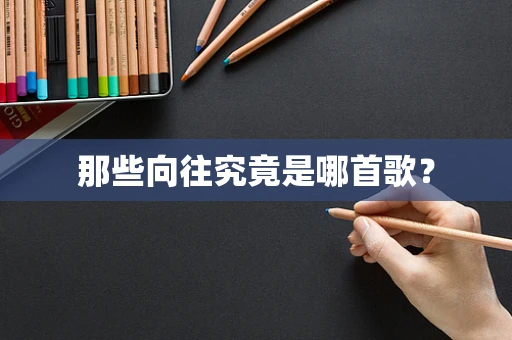 那些向往究竟是哪首歌？