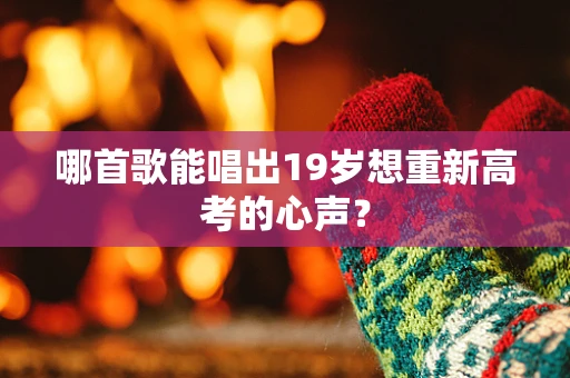 哪首歌能唱出19岁想重新高考的心声？