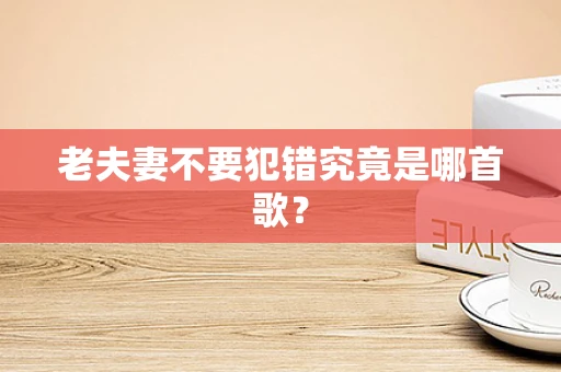 老夫妻不要犯错究竟是哪首歌？
