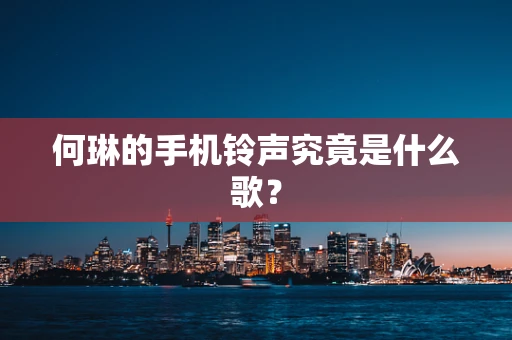 何琳的手机铃声究竟是什么歌？
