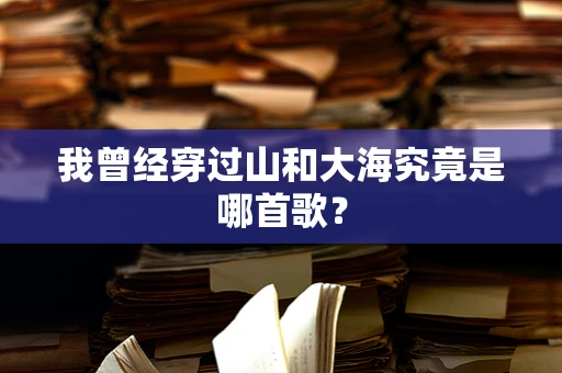 我曾经穿过山和大海究竟是哪首歌？