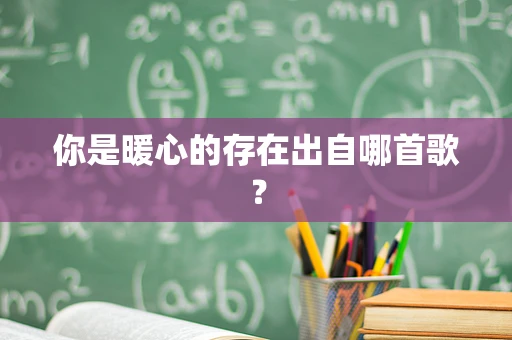 你是暖心的存在出自哪首歌？