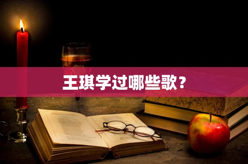 王琪学过哪些歌？