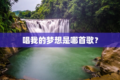 唱我的梦想是哪首歌？