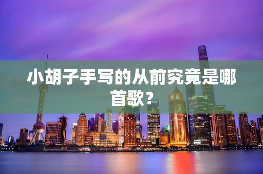小胡子手写的从前究竟是哪首歌？