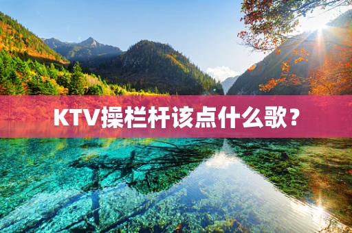 KTV操栏杆该点什么歌？