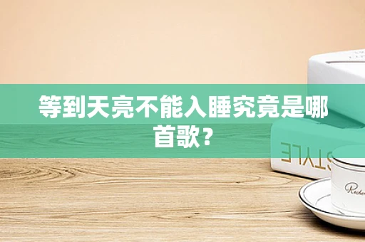 等到天亮不能入睡究竟是哪首歌？