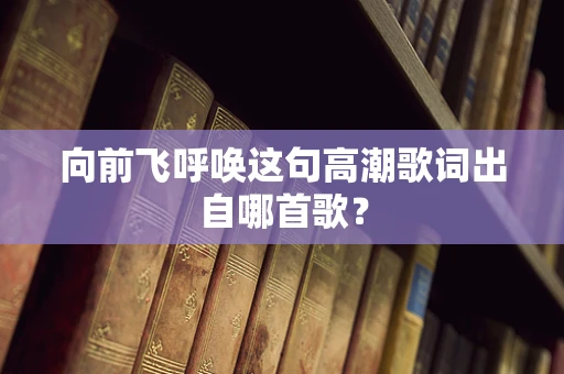 向前飞呼唤这句高潮歌词出自哪首歌？