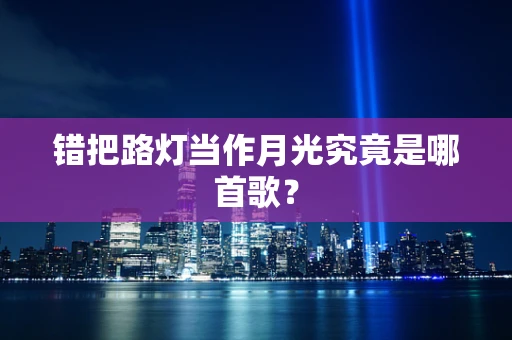 错把路灯当作月光究竟是哪首歌？