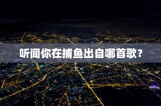 听闻你在捕鱼出自哪首歌？