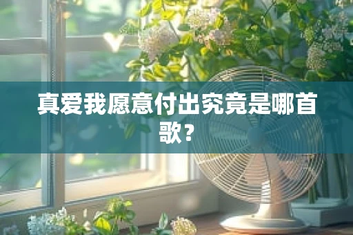 真爱我愿意付出究竟是哪首歌？
