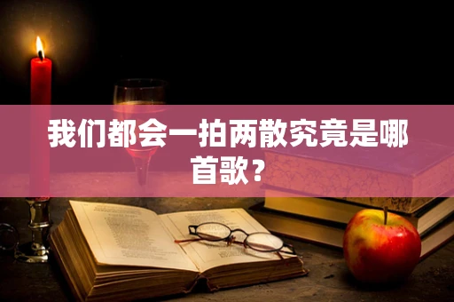 我们都会一拍两散究竟是哪首歌？