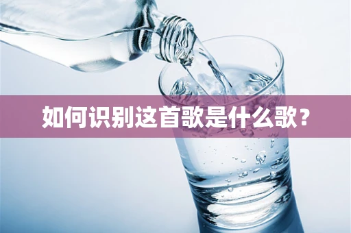 如何识别这首歌是什么歌？