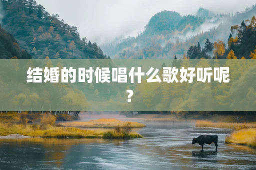 结婚的时候唱什么歌好听呢？