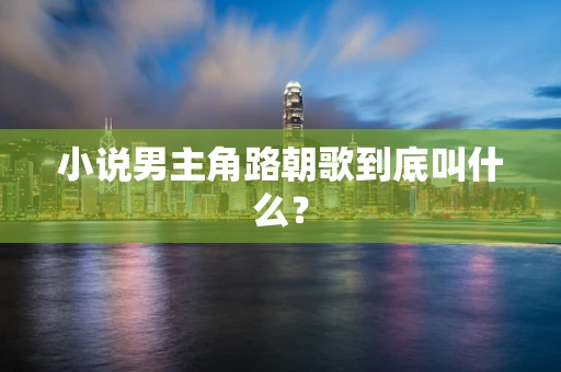 小说男主角路朝歌到底叫什么？